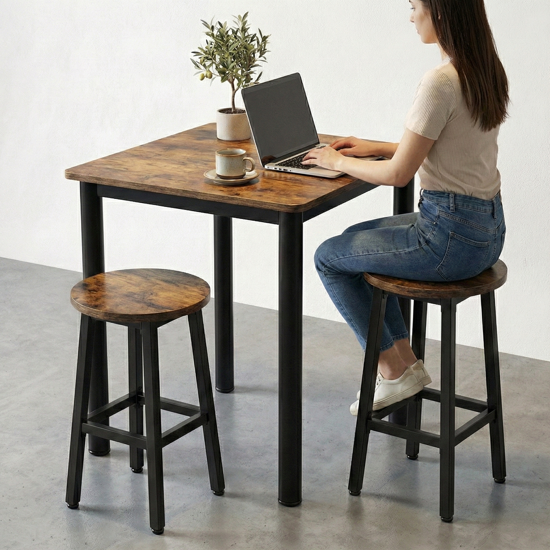 Bartisch Foundry, quadratisch 80 x 80 cm, 92 cm hoch