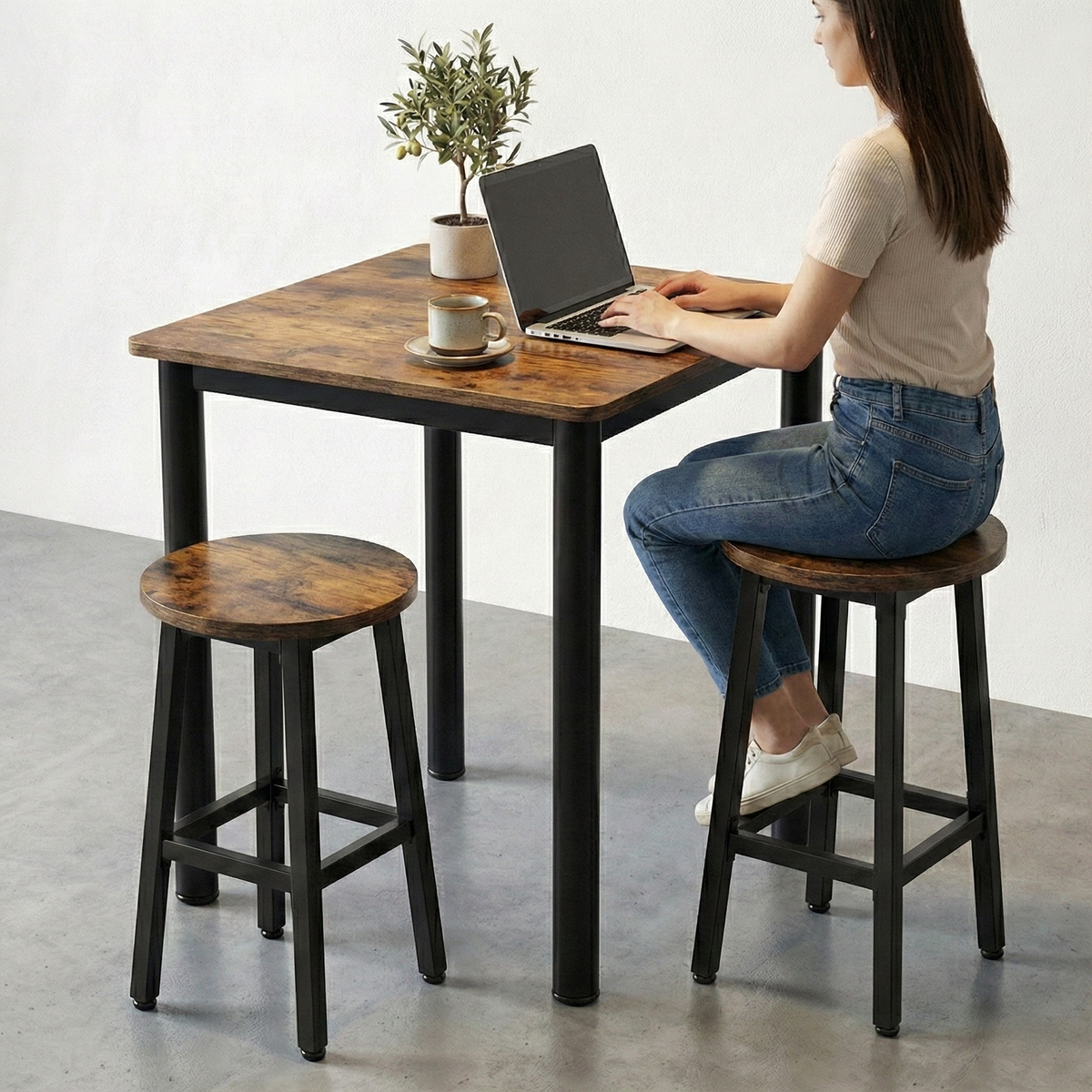 Bartisch Foundry, quadratisch 80 x 80 cm, 92 cm hoch
