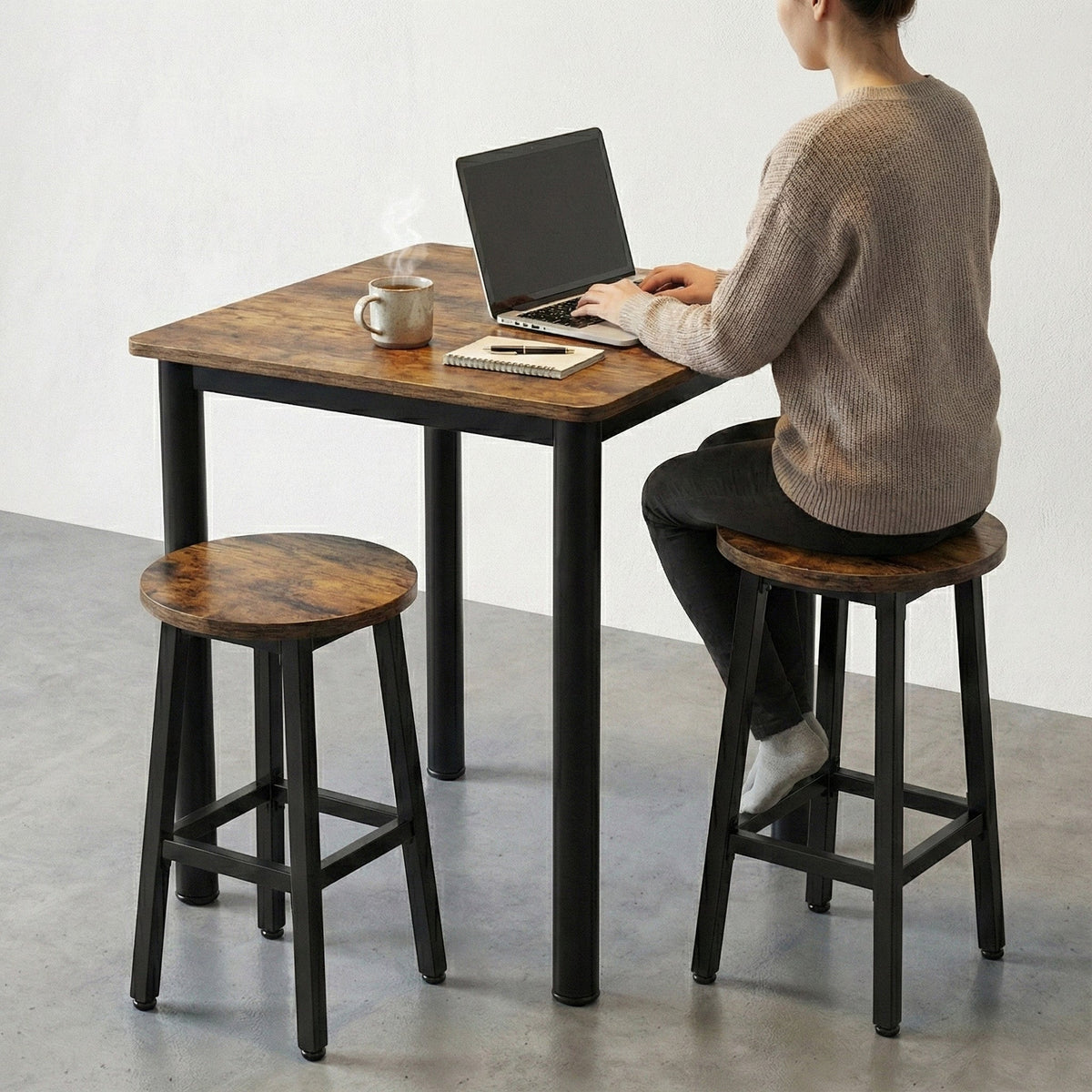 Bartisch Foundry, quadratisch 80 x 80 cm, 92 cm hoch