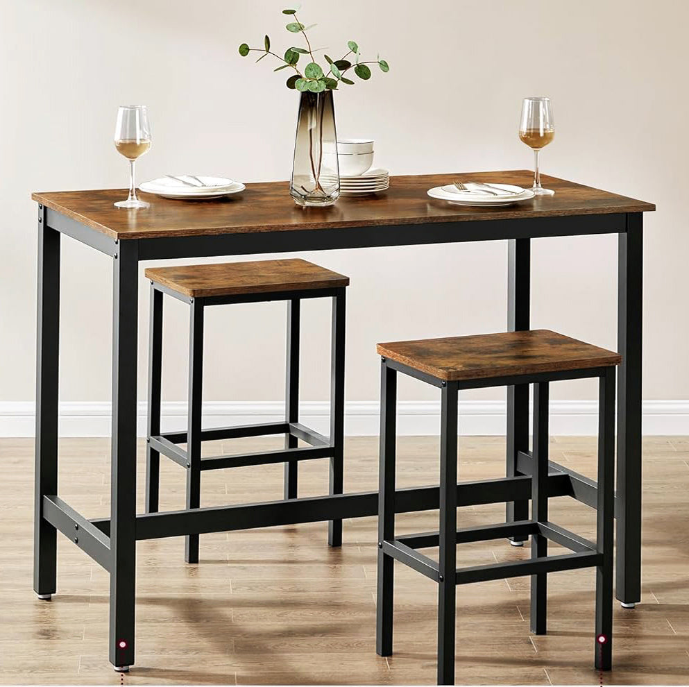 Bartisch-Set Grandeur mit 2 Hockern, 120 cm
