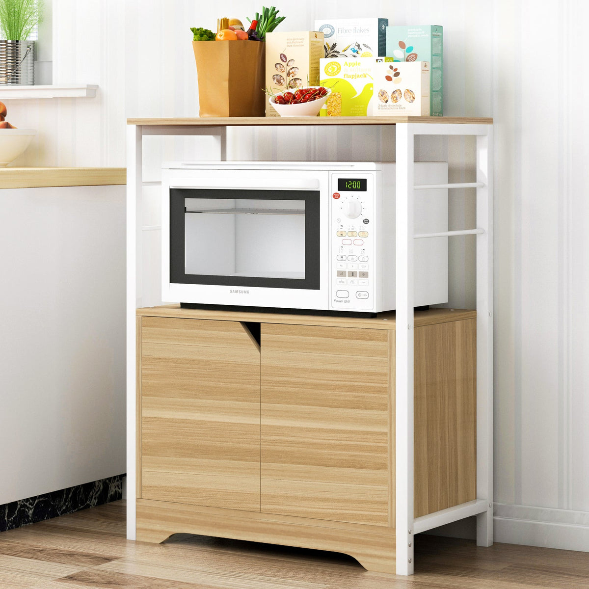 Küchenregal Arena mit 2 Ebenen, 68 cm hoch