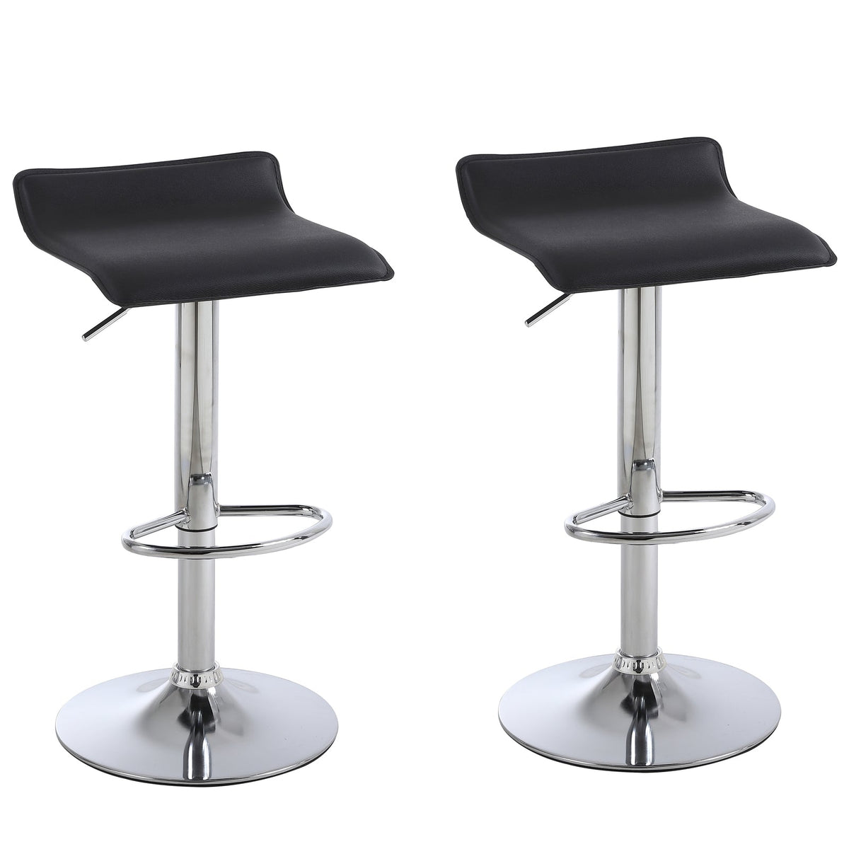 Barhocker Varossa aus Kunstleder, 2er-Set, drehbar